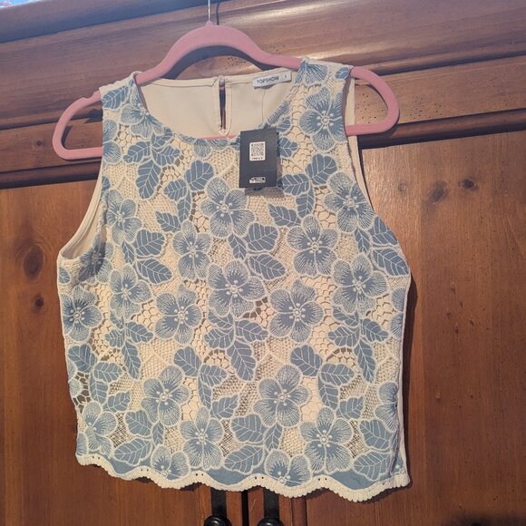 NWT Topshow Sleeveless Top and Skirt Set, size L - Picture 3 of 13